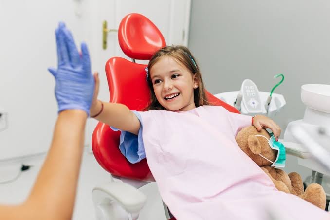 Pediatric dental care consultation